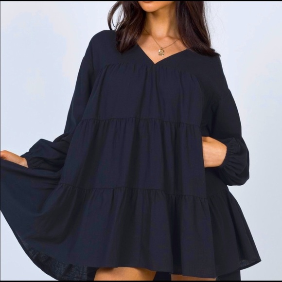 ARIES MINI DRESS BLACK - Picture 4 of 6